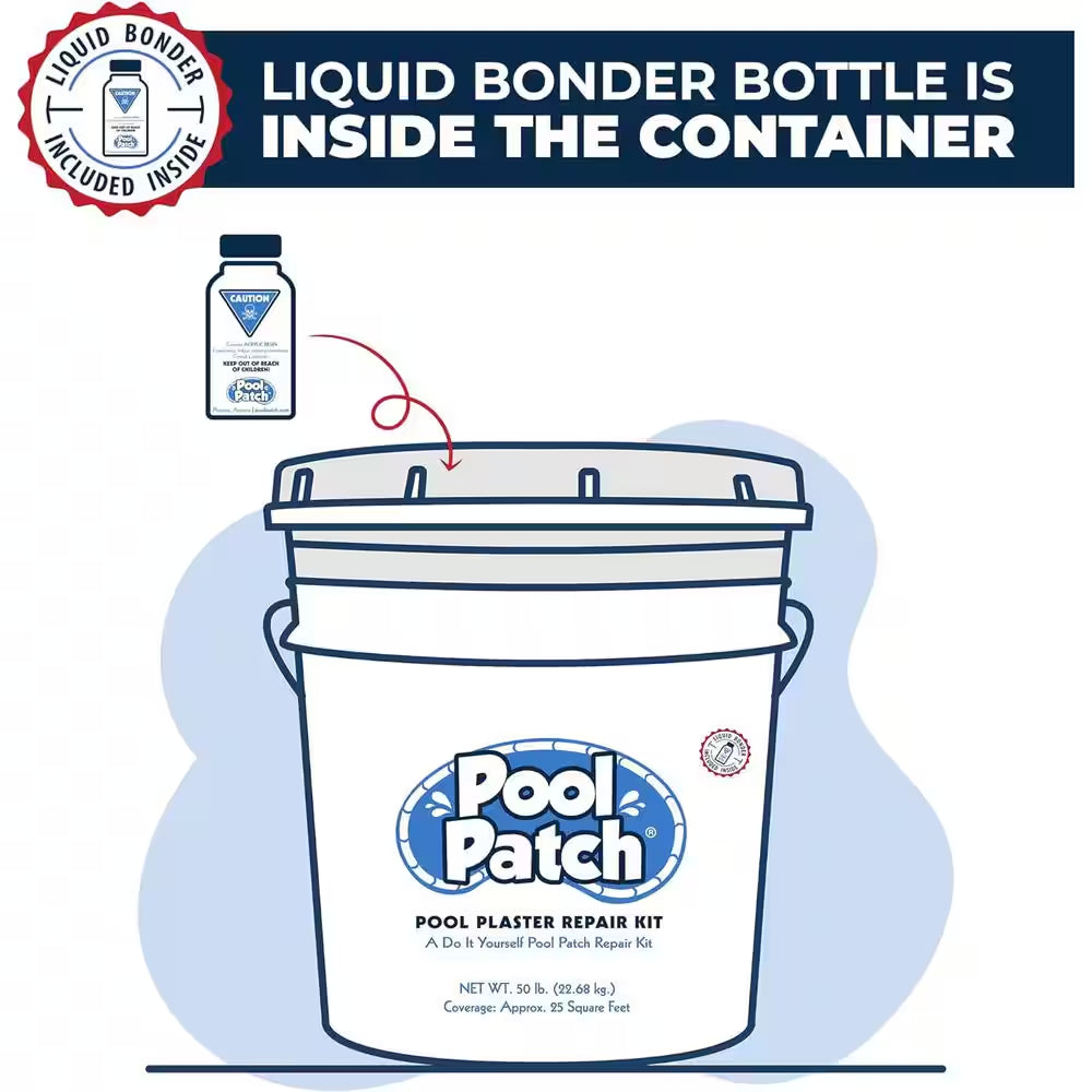 50 lb White Pool Plaster Repair Kit