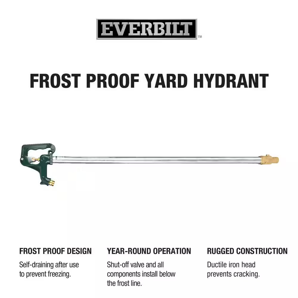 2 Ft. Bury Depth Frost-Proof Yard Hydrant
