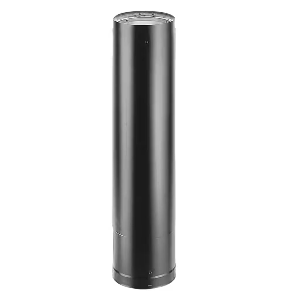 Model DVL Double Wall Stove Pipe 6In. Diameter X 40In. to 68In. Telescoping Stove Pipe Length