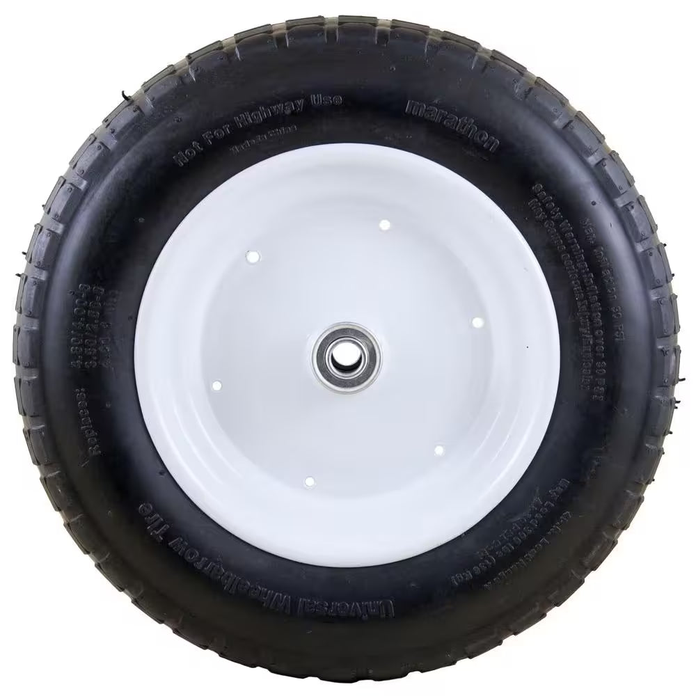 14.5 In. Pneumatic Universal Wheelbarrow Wheels